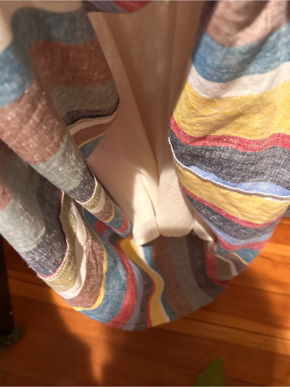 NWT magaschoni Multicolor Linen-Blend Maxi dress. - Picture 5 of 6